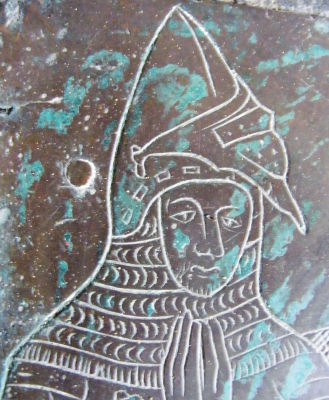 Allerton Mauleverer - St Martin John Mauleverer 1400 and wife Eleanor Middleton